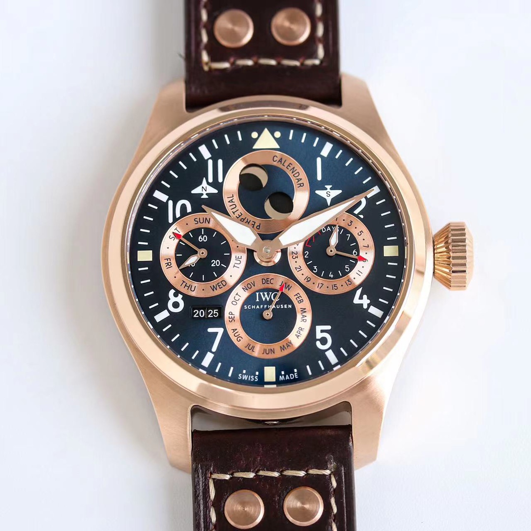 IWC 빅파일럿 퍼페추얼 캘린더 41mm V9공장 레플리카 42509