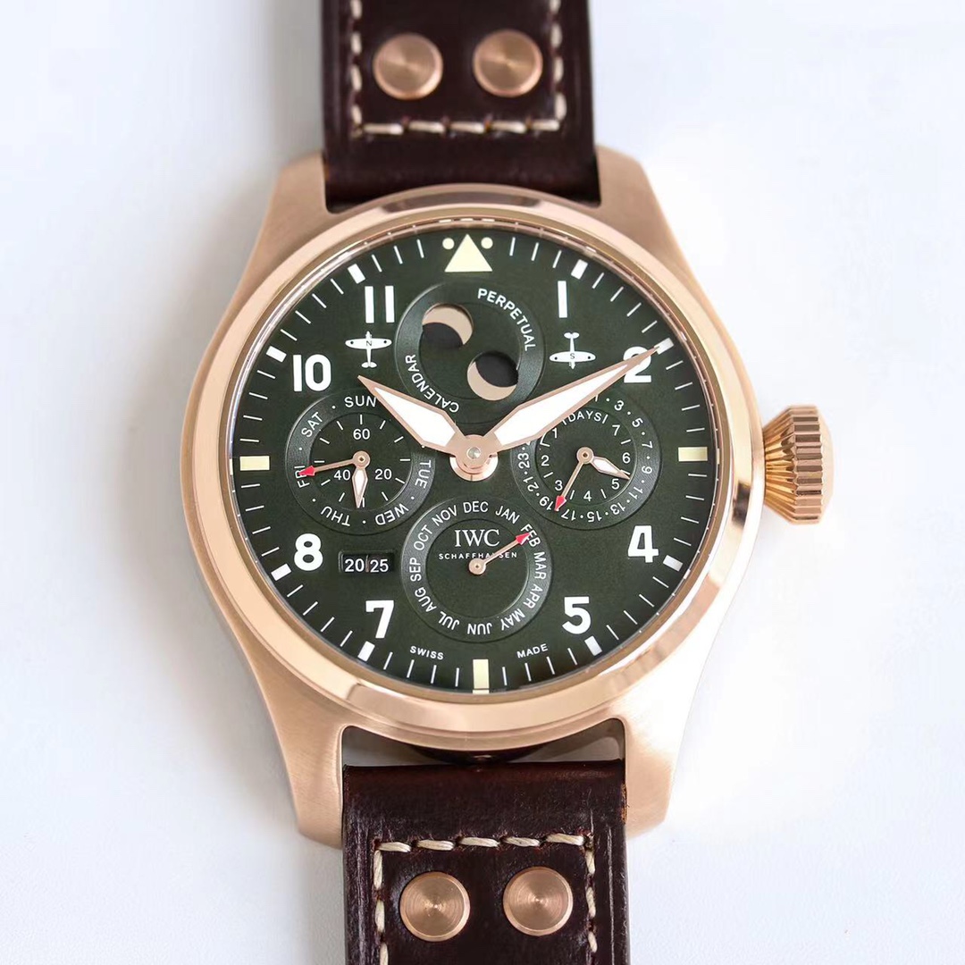 IWC 빅파일럿 퍼페추얼 캘린더 41mm V9공장 레플리카 42510