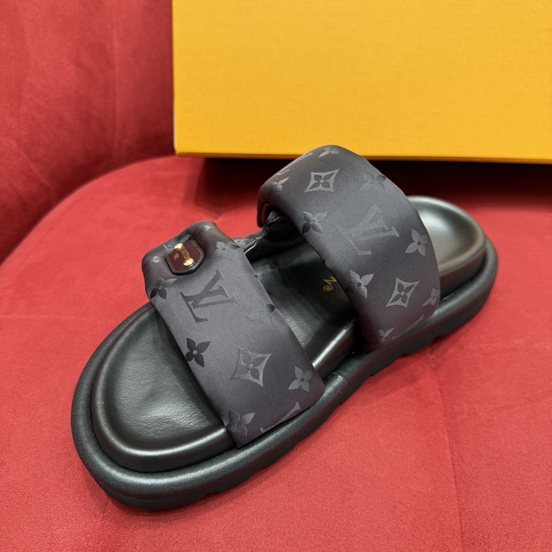 Louis Vuitton Monogram Adjustable Strap Sandals | Classic Summer Slides 5 i1749205608 2581 3