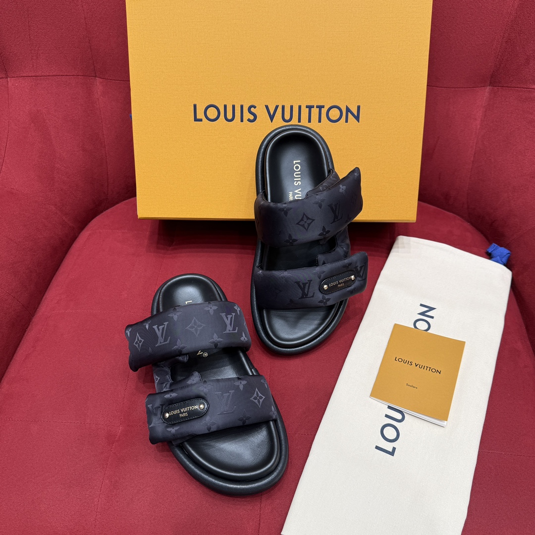 Louis Vuitton Monogram Adjustable Strap Sandals | Classic Summer Slides 3 i1749205608 4669 1