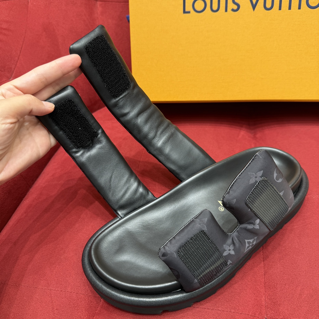 Louis Vuitton Monogram Adjustable Strap Sandals | Classic Summer Slides 10 i1749205608 5733 8