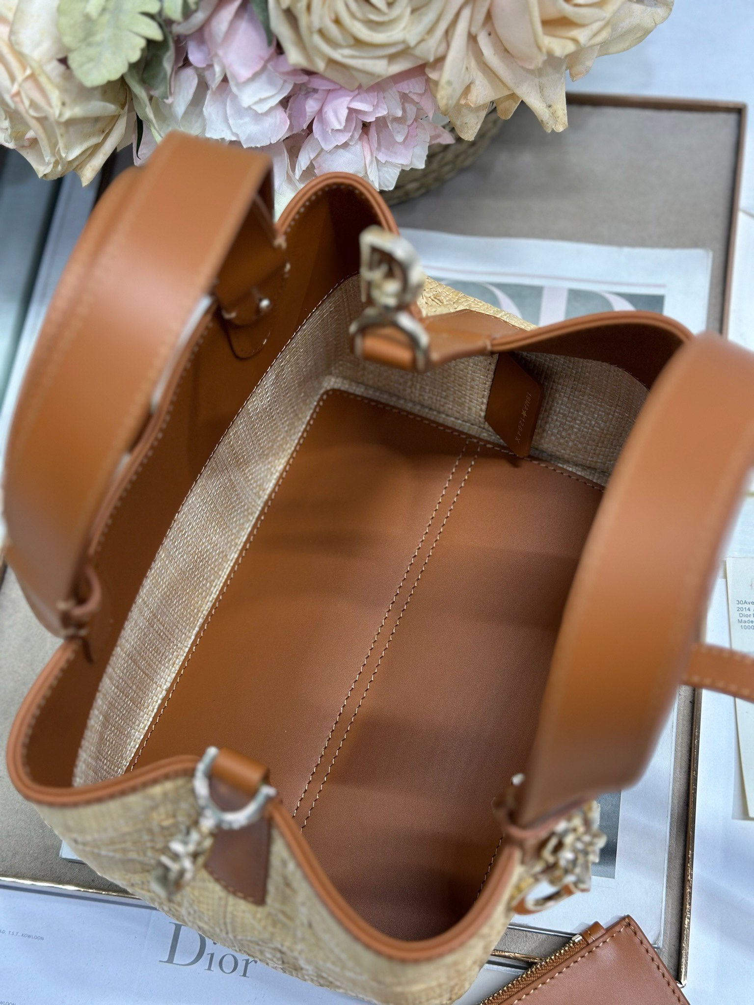 Dior Toujours Small Woven Bag Beige Raffia Graphic Cannage – Elegant & Stylish 8 i1749211618 2850 6