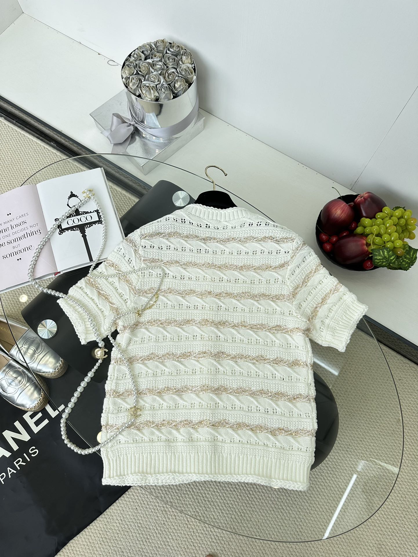 Chanel Knit Cardigan - Luxurious Texture, Candy Buttons, Gold Thread 5 i1749221151 3526 3