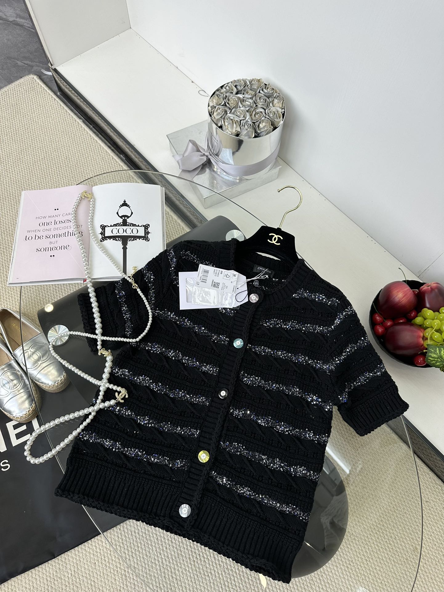 Chanel Knit Cardigan - Luxurious Texture, Candy Buttons, Gold Thread 10 i1749221151 9844 8