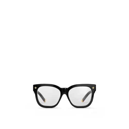 Louis Vuitton Black Square Frame Glasses Z1523E Z1524W, 54-17-143 1 Louis Vuitton Black Square Frame Glasses Z1523E Z1524W, 54-17-143