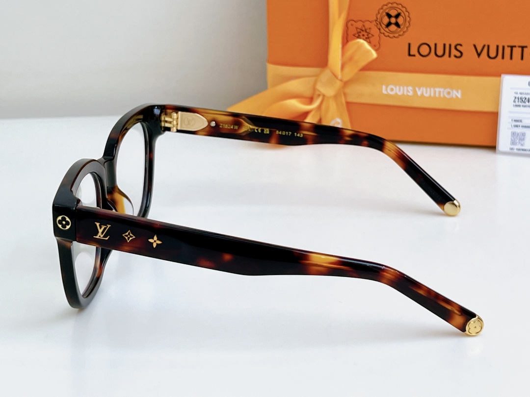Louis Vuitton Eyeglasses Brown Tortoise Frames - Z1523E Z1524W, 54-17-143 6 i1749227216 2404 4