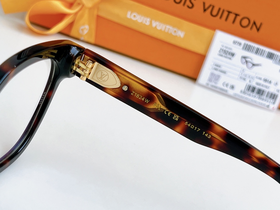 Louis Vuitton Eyeglasses Brown Tortoise Frames - Z1523E Z1524W, 54-17-143 7 i1749227216 4688 5