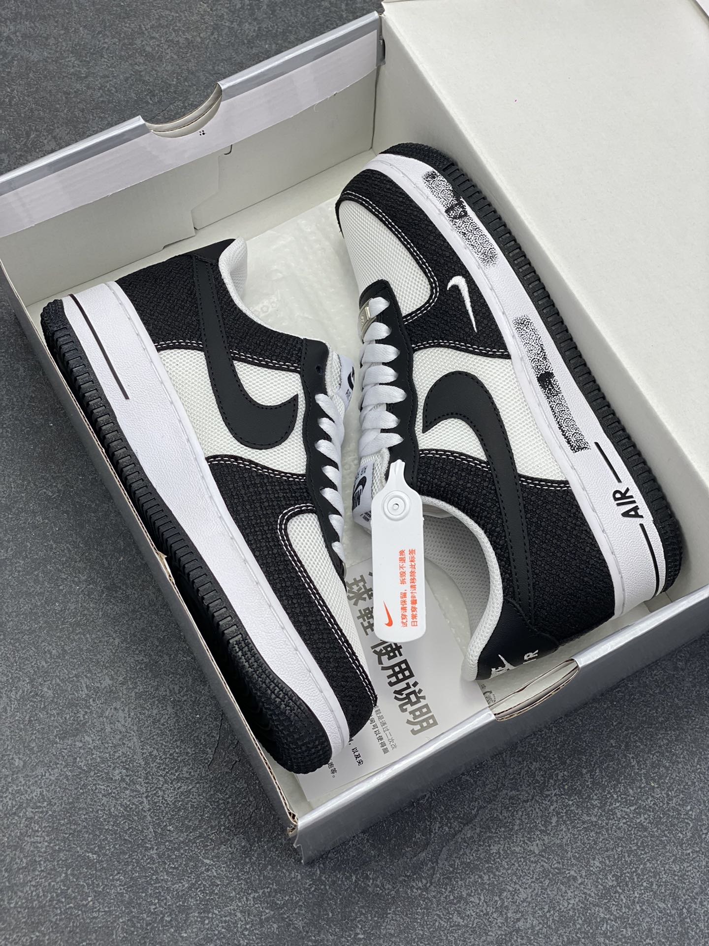 图片[9]-Nike Air Force 1 Low’07 牛仔布小勾 空军一号低帮休闲板鞋 定制皮料 原厂3D打印 定制鞋盒 原楦原纸板 纯正空军版型 内置全掌气垫 货号：ZH0316-091 尺码：36 36.5 37.5 38 38.5 39 40 40.5 41 42 42.5 43 44 44.5 45-选品中心