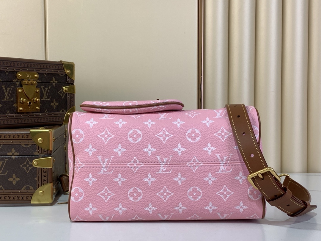 【SPEEDY BANDOULIÈRE25 手袋 】M24437 M13912 M15287粉色/棕本款