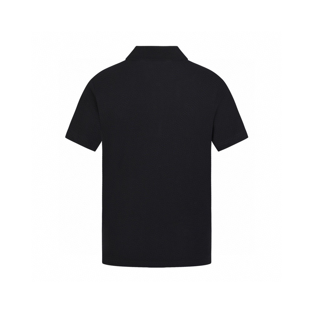 普拉达/Prada 夏季新款 经典三角标拉链翻领短袖polo衫