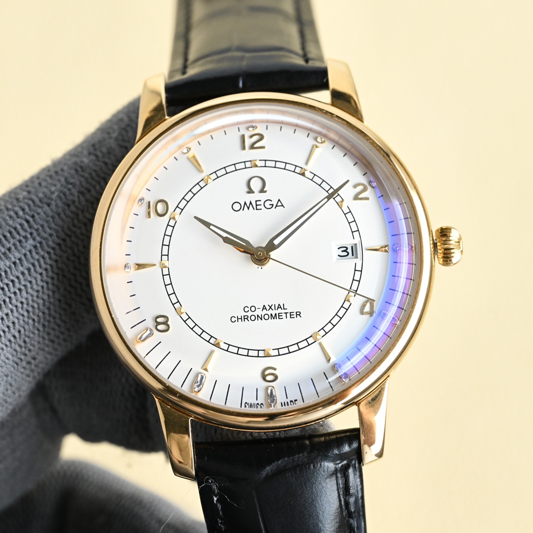 NO:337972,White and gold new Omega Seahorse Series!  It took up to 6 months!  Ultra-thin men's automatic mechanical watch, using imported original movement (non-market domestic machine), vibration frequency 28,800 times per hour, zero rework quality, diameter 40mm original size, ultra-thin craftsmanship 8mm, and uses calfskin imported from Italy!  Pot cover glass material!  Super waterproof 100 meters!  The same style in the counter, one to one replica!  Take him with him and show his strength and extraordinary spirit!  Glorious, eternal nobility., omega, cowhide19860909白 金 新款欧米茄海马系列！耗时长达6个月！超薄男士自动机械腕表,采用进口原装机芯（非市场国产机）,每小时振频28800次,零返修质量,直径40mm原装尺寸,超薄工艺8mm,采用意大利进口小牛皮！锅盖玻璃材质！超强防水100米！专柜同款,一比一复刻！带上他锋芒尽显,气派不凡！耀眼光辉,永恒尊贵.,,omega,cowhide,Watch