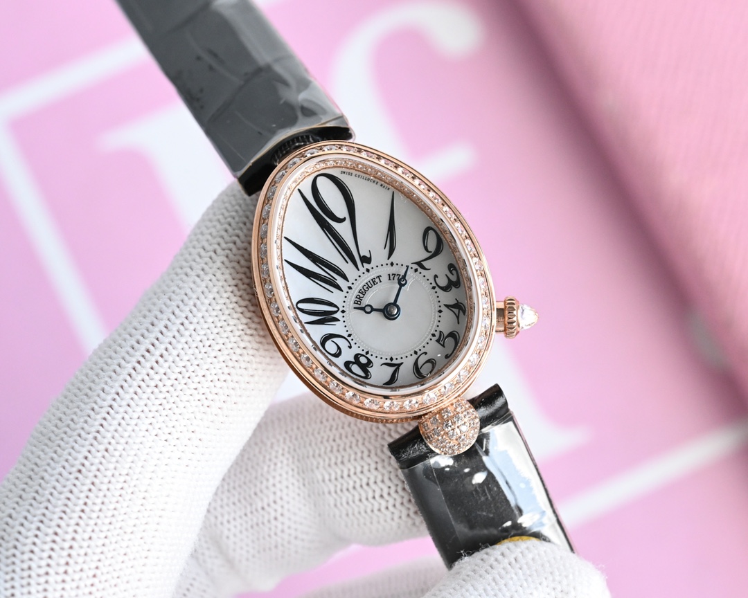 Luxurious 18k Gold Queen of Naples Watch with Chinese GTC Certification - 图片 2