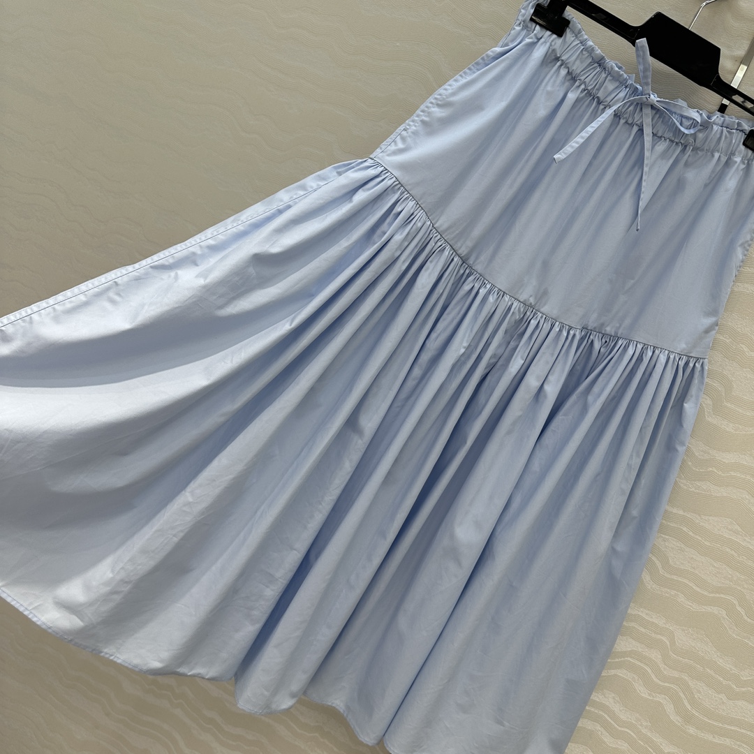 P621 High-Waisted Dress: Quantified Cotton, Classic Design, Detailed Craftsmanship - 图片 8