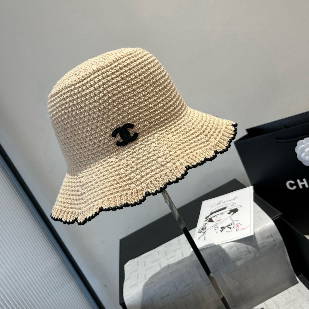 NO:347097,Chanel knitted hand hooked fisherman hat, wavy top hat, head circumference 57cm hat, straw hat, fisherman hat baseball hat, hat, chanel, chanel, espadrilles, hatsChanel香奈儿针织手钩渔夫帽,波浪边小礼帽,头围57cm帽子草帽渔夫帽棒球帽,帽子,chanel,chanel,espadrilles,hats,hat
