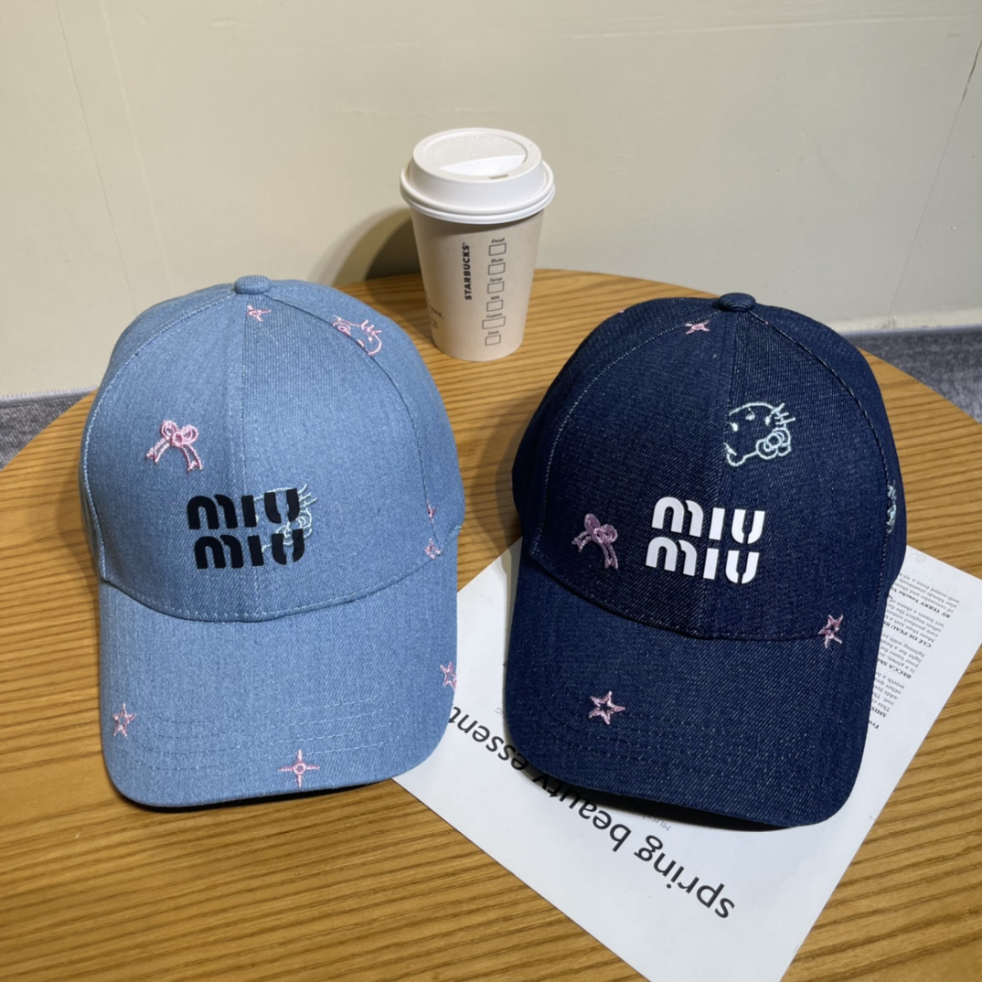 miumiu 缪缪牛仔棒球帽P47