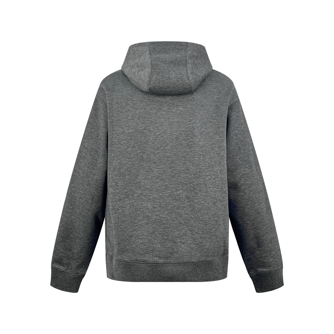 Fendi Grey Cotton Blend Hoodie with FF Motif, Size S-XL 2 i1749493890 1762 1