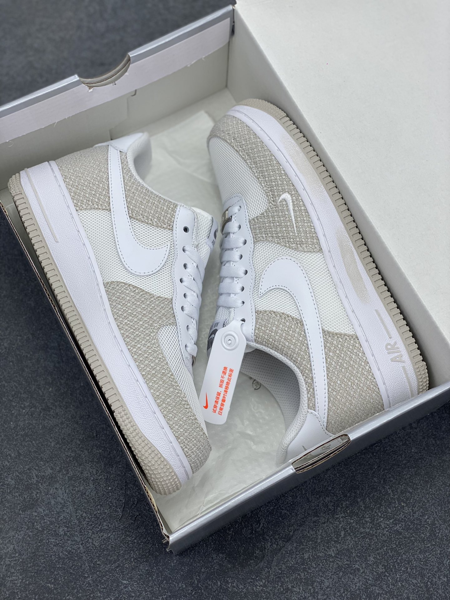 图片[9]-Nike Air Force 1 Low’07 牛仔布小勾 空军一号低帮休闲板鞋 定制皮料 原厂3D打印 定制鞋盒 原楦原纸板 纯正空军版型 内置全掌气垫 货号：ZH0316-092 尺码：36 36.5 37.5 38 38.5 39 40 40.5 41 42 42.5 43 44 44.5 45-选品中心