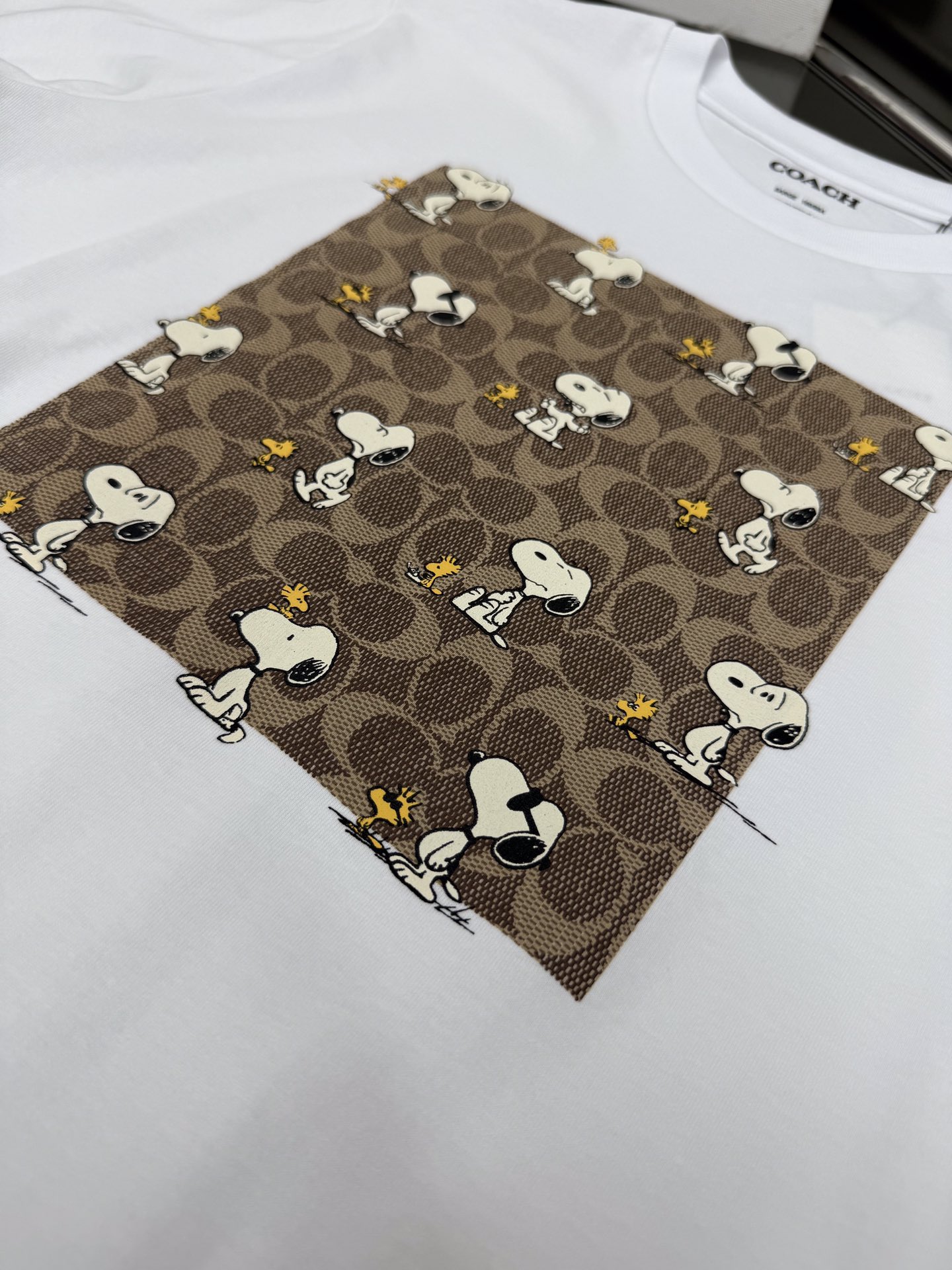 Coach Snoopy T-Shirt de Manga Corta con Estampado para Hombre y Mujer 5 i1749561741 1565 3