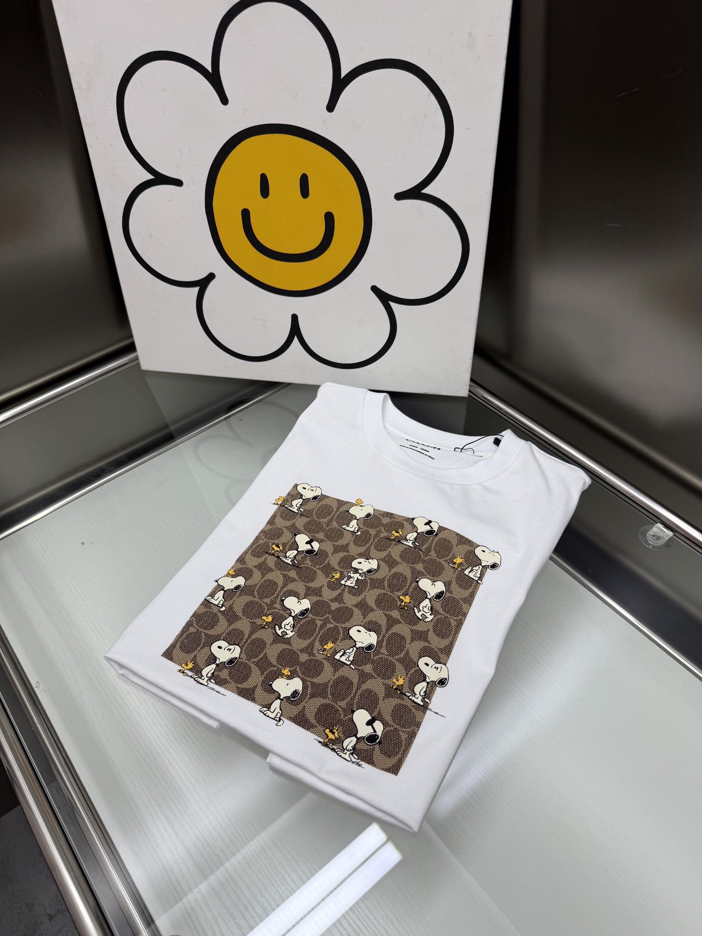 Coach Snoopy T-Shirt de Manga Corta con Estampado para Hombre y Mujer 7 i1749561741 7532 5