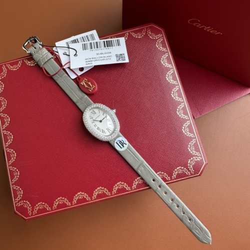 Cartier Baignoire: Élégance intemporelle, cadran ovale, diamants étincelants et bracelet gris 1 Cartier Baignoire: Élégance intemporelle, cadran ovale, diamants étincelants et bracelet gris