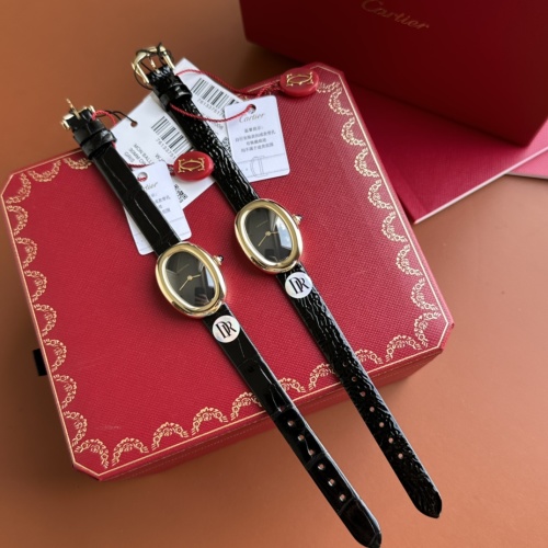 Cartier Baignoire Ladies Watch, 32x26mm, Silver Dial, Black Leather Strap 1 Cartier Baignoire Ladies Watch, 32x26mm, Silver Dial, Black Leather Strap