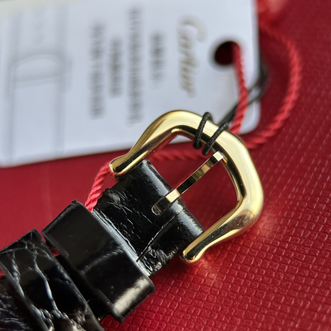 Cartier Baignoire Series Quartz Watch, 32x26mm, Black Alligator Leather Strap 6 i1749564670 5957 4