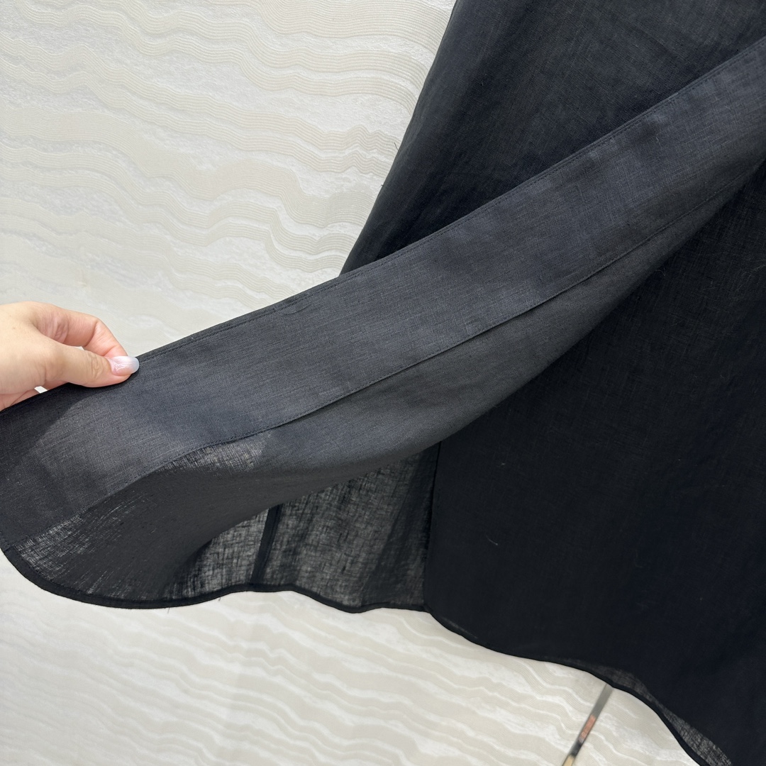 Original One-Size-Fits-All Linen Dress: High-Quality, Detailed, and Versatile. - 图片 4