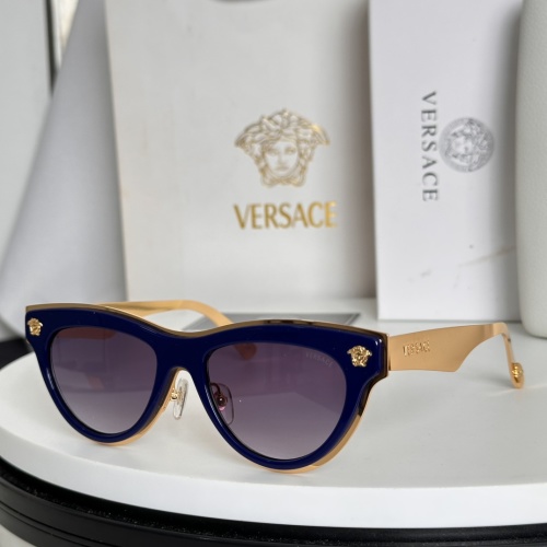 Versace VE6792 Blue Cat Eye Sunglasses | 50mm Lens 1 Versace VE6792 Blue Cat Eye Sunglasses | 50mm Lens