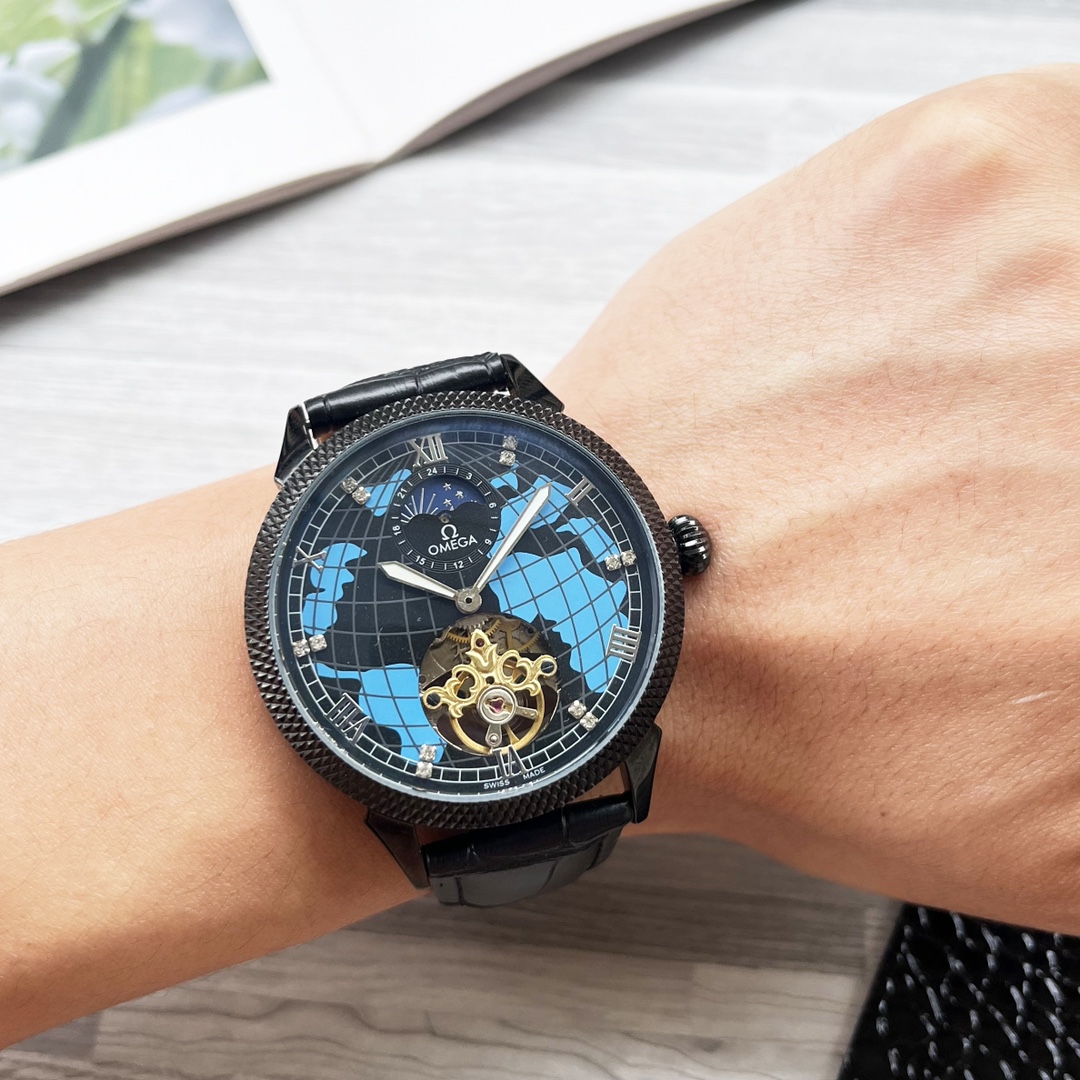 NO:338200,Unified, complex timepiece, luxurious and atmospheric, classic new products, shockingly launched [Latest] Omega Large flywheel design [Type] Boutique men's watch [Watch strap] Real cowhide strap [Movement] High-end fully automatic mechanical movement [Mirror] Mineral reinforced glass (more high definition) Elegant taste, vast and atmospheric, ingenious, wrist treasure, dimensions, diameters, thicknesses, 12.5mm, and hot sale!  Welcome to reprint!  ,,cowhide19860909统一 复杂时计 奢华大气 经典新品 震撼上市【最新】欧米加 大飞轮设计【类型】精品男士腕表【表带】真牛皮表带【机芯】高端全自动机械机芯【镜面】矿物质强化玻璃（更高清） 品味高雅 浩瀚大气 匠心独运 腕间瑰宝 尺寸直径42mm厚12.5mm热卖上市！欢迎转载！,,cowhide,Watch