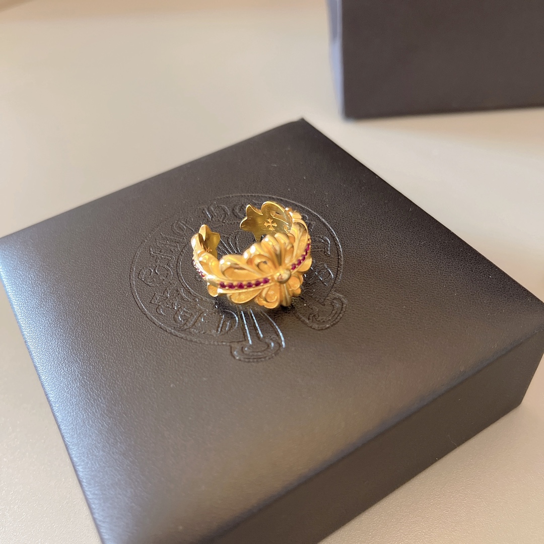 NO:380596,Too handsome and exciting the latest model Crosin, no explosion, factory direct sales, original one-to-one reproduction, Crosin ring, jewelry boutique, chrome hearts, ring19860909太帅爆了最新款克罗心 不爆不发 厂家直销 原版一比一复刻 克罗心戒指,饰品精品,chrome hearts,ring,Jewelry