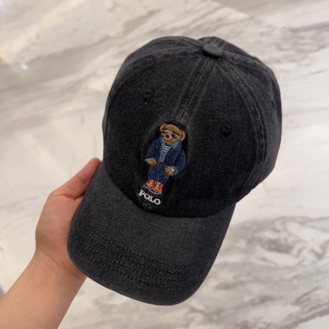 

保罗 POLO经典刺绣牛仔棒球帽，太阳帽，4D刺绣，精工细做缝制而成！休闲时尚 郊外运动，假日外出少