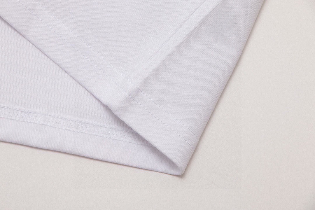 路易威登/Louis Vuitton 夏季新款 彩绘涂鸦圆领短袖T恤 白色