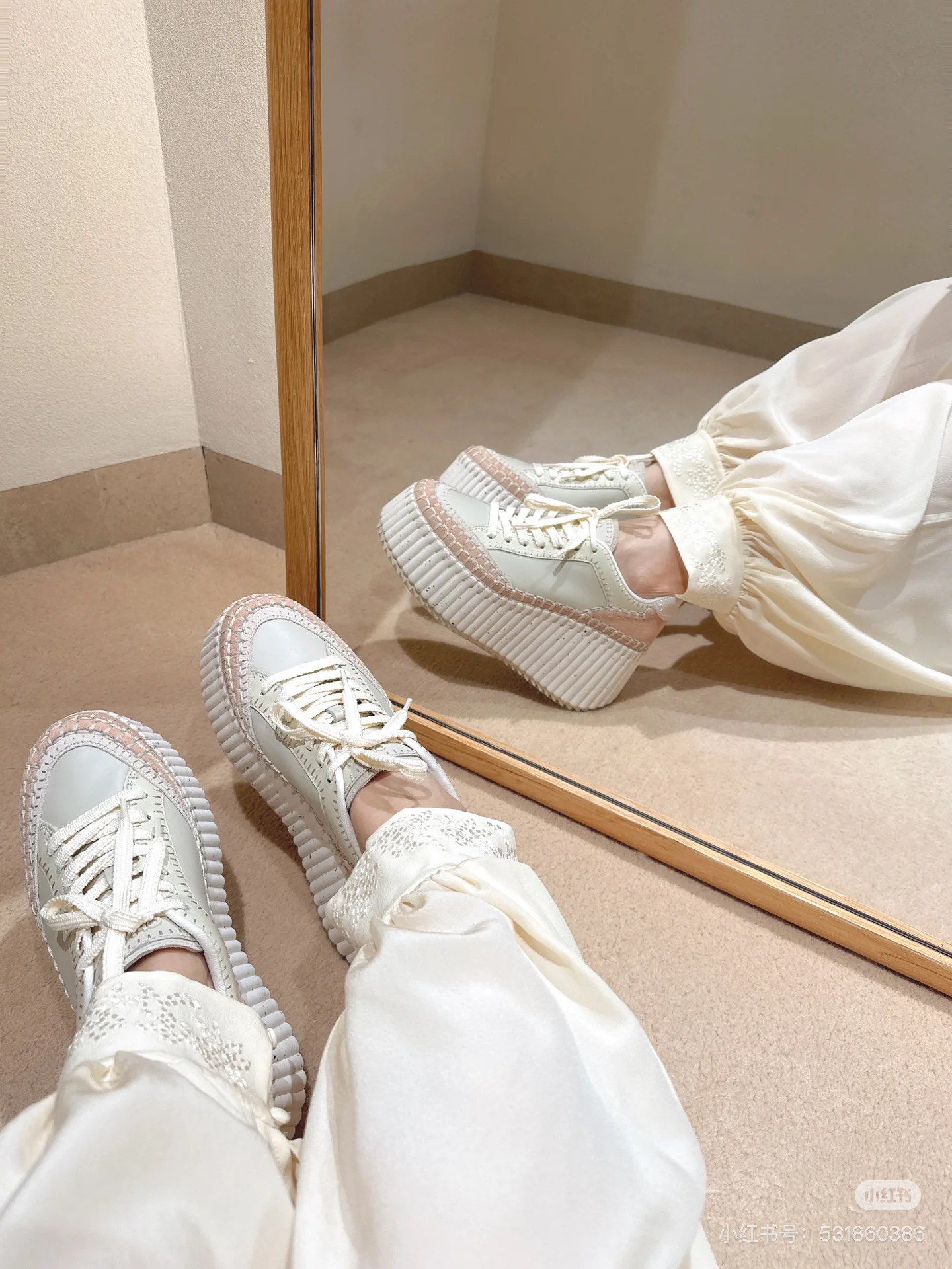NO:438372,New color Chloe thick sole white shoes, casual shoes/sports shoes, chloe, loewe, sneakers19860909新色Chloe厚底小白鞋,休闲鞋/运动鞋,chloe,loewe,sneakers,Women's Shoes