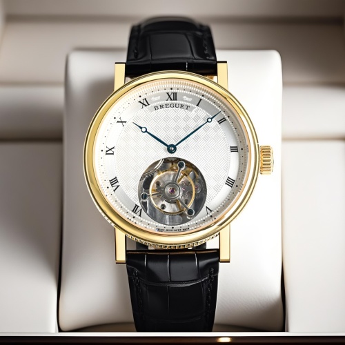 Breguet Classique Tourbillon Extra-Plat Watch - Gold Case, Black Leather Strap 1 Breguet Classique Tourbillon Extra-Plat Watch - Gold Case, Black Leather Strap