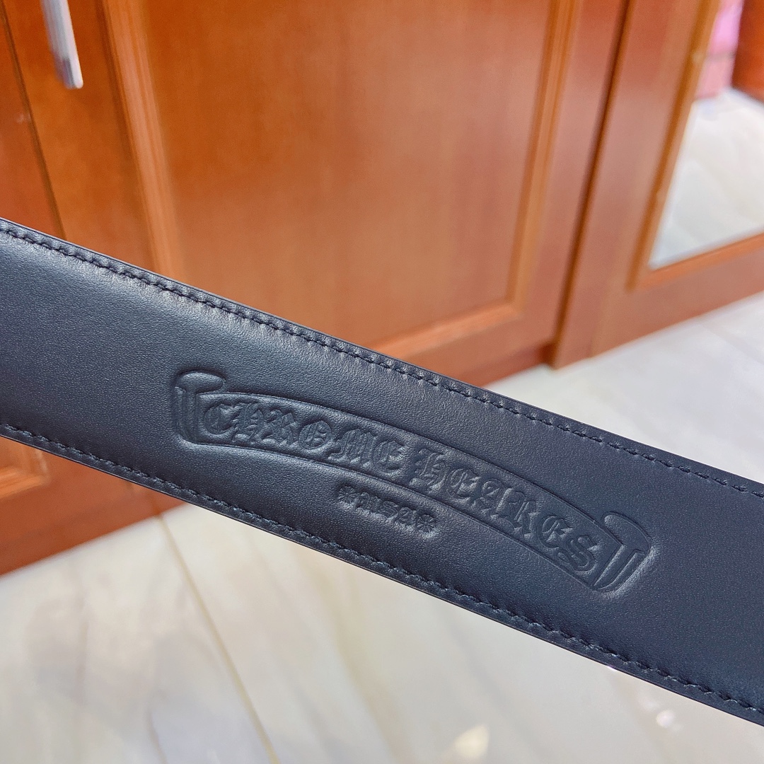Chrome Hearts Crocson Belt: Pro-Performance Punk Fashion with Gold and Silver Details - 图片 9