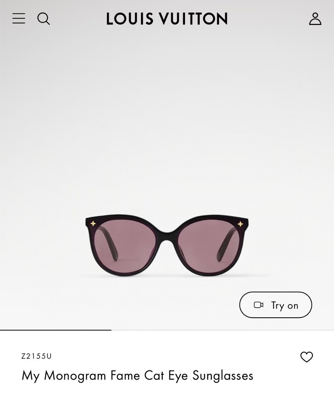  ‼️ 官网图 原版高品质
LOUIS VUITTO*
MOD：Z2135U
SIZE：55口18-14