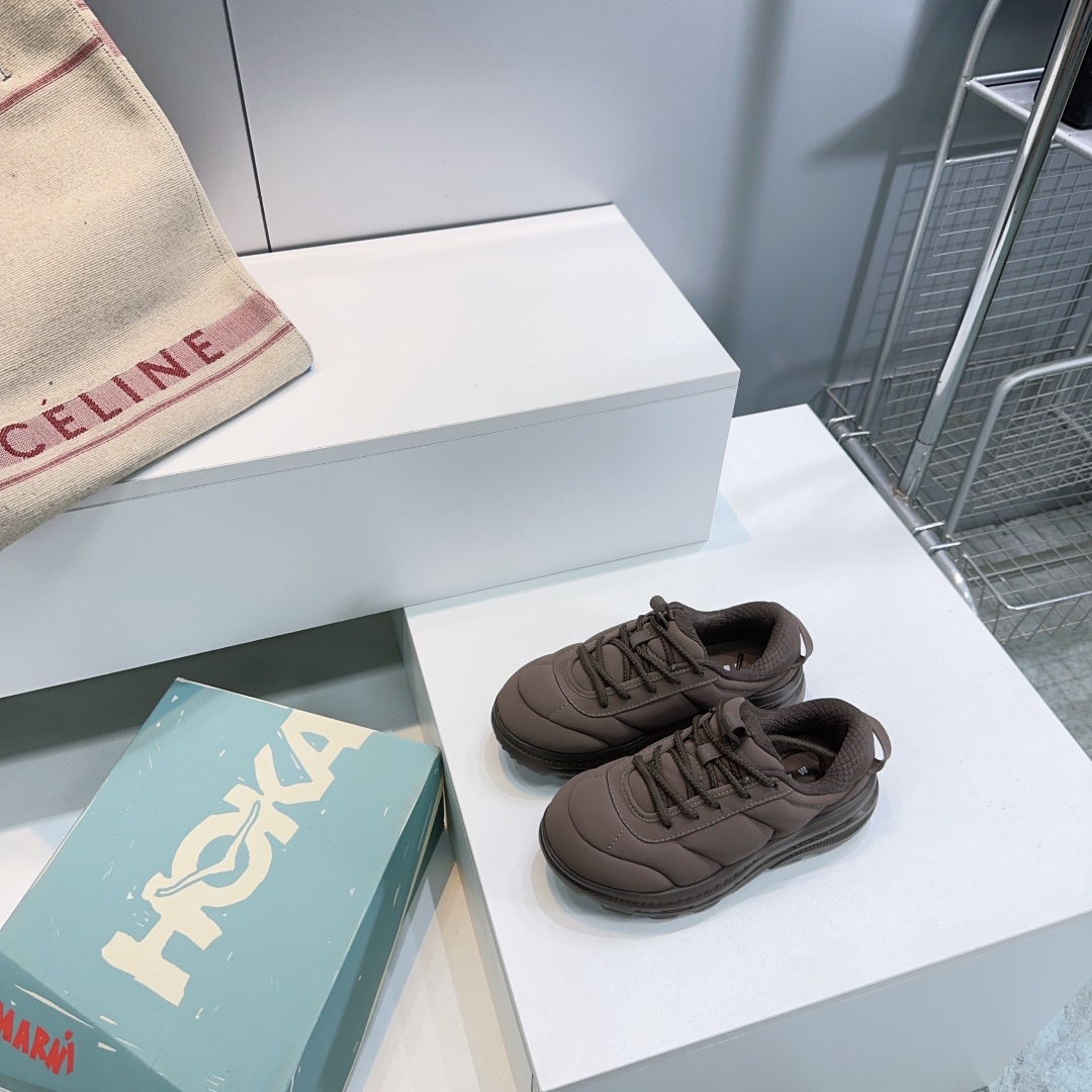 Luxury Collaboration: Hoka x Marni Mani 2025s High-Quality Exit 750 Shoes