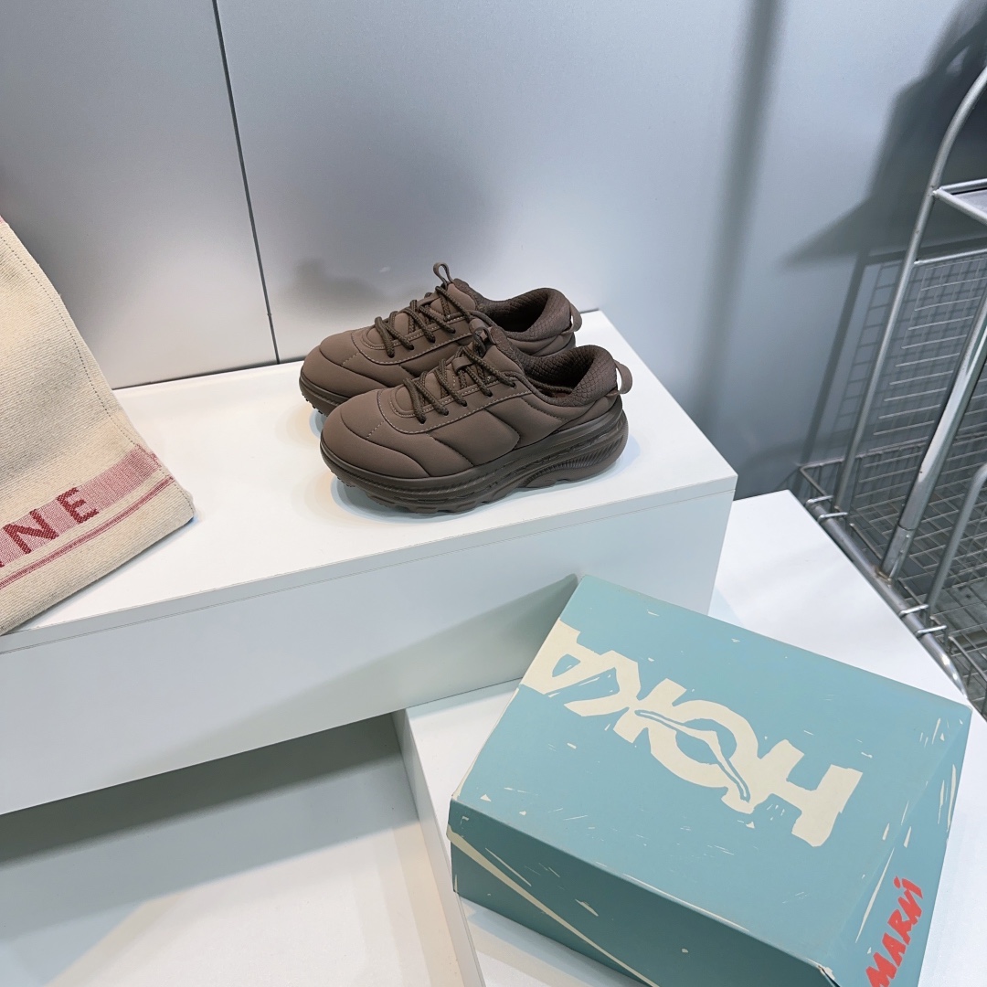 Luxury Collaboration: Hoka x Marni Mani 2025s High-Quality Exit 750 Shoes - 图片 9