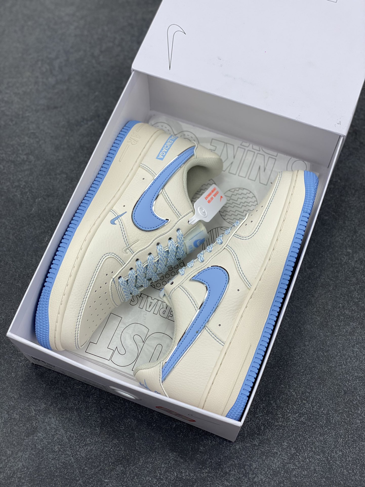图片[9]-NK Air Force 1‘07 Low 定制款抽屉盒 空军一号低帮休闲板鞋 定制皮料 原楦原纸板 纯正版型 高清洁度 内置全掌气垫 货号：CW2288-111 尺码：36 36.5 37.5 38 38.5 39 40 40.5 41 42 42.5 43 44 44.5 45-选品中心