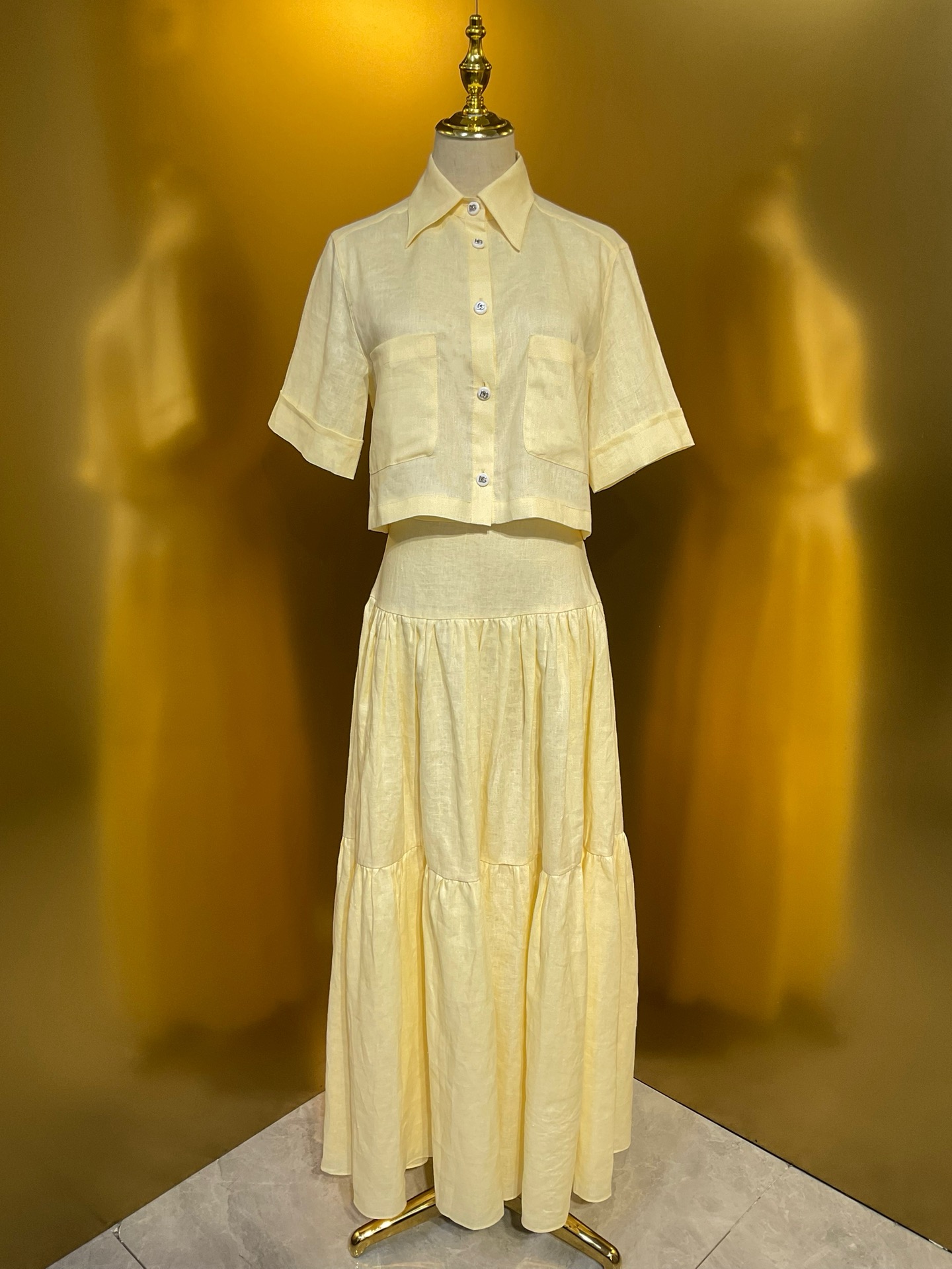 Clothing Items: Shirts, Skirts, Packs, Almond-Painted Designs, Various Sizes Available - 图片 1