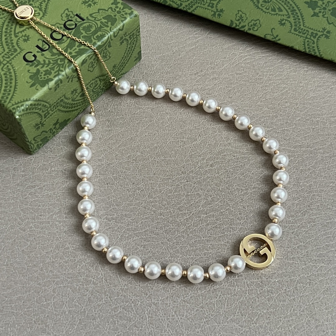 】 新款 珠宝系列 GUCCI 项链，原版11定制 奢侈 简约时尚 超耐看。