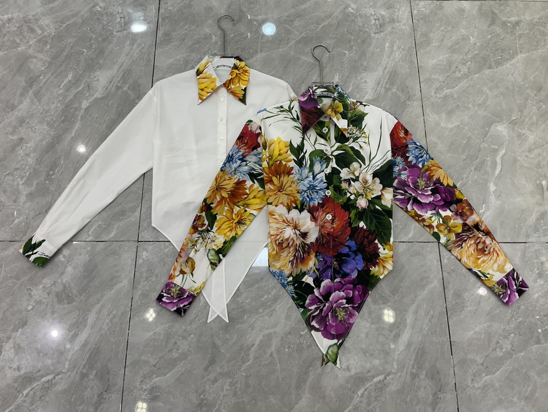 NO:899123,DG original blooming cotton printed long-sleeved fashion shirt smlxlxxl, Dolce & Gabbana-clothing, Dolce&Gabbana, shirts,19860909DG 原版百花齐放棉布印花长袖时尚衬衫smlxlxxl,杜嘉班纳-服装,Dolce&Gabbana,shirts,,Women's clothing