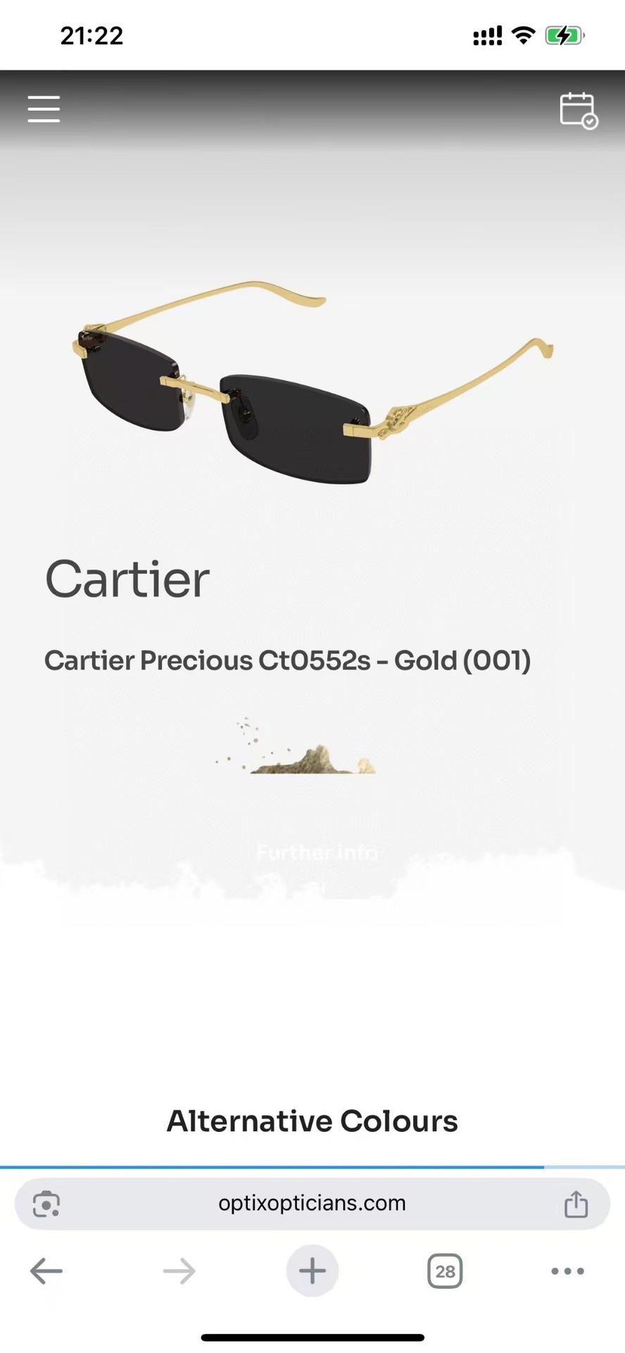  ‼️ 官网图 Cartie*
猎豹🐆加上绿宝石 
专属于卡地亚的奢华
Mod：CT0552S
size