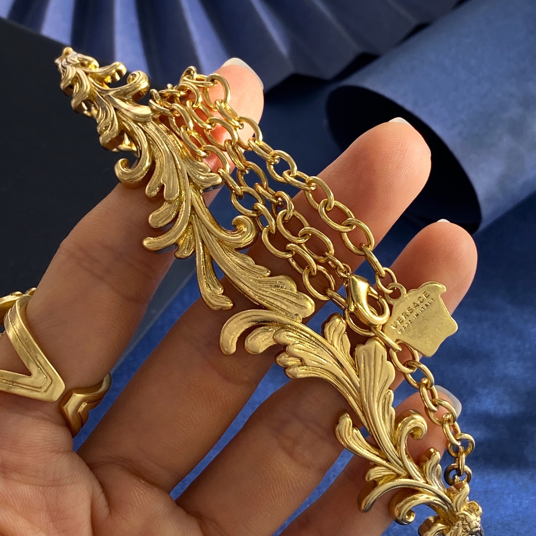 Versace Brass Ring and Necklace Set: VS94p192 and VS94p252 Specifications - 图片 8
