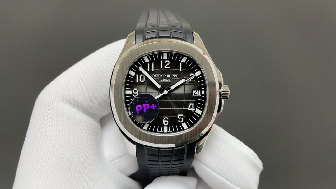 NO:384838,PP+ Factory 103g counterweight version adjusts more than seconds Patek Philippe AQUANAUT grenade 5167 series Size 40MMX8.3MM movement modified Cal.26-S C integrated movement, realizing the original consistency of thickness and time adjustment function. Integrated highlight molding of the case ring port and the middle shell. The dial three-dimensional oil pressure gradient radiation pattern is matched with finished oil-filled super luminous digital nail. The strap is truly colored fluoroelastic tape. The buckle is unified upgraded. The latest version of hollow engraving Kara Table Butterfly buckle, Patek Philippe19860909PP+ Factory 103克配重版调时不止秒 百达翡丽 Patek Philippe  AQUANAUT手雷5167系列 尺寸40MMX8.3MM 机芯改Cal.26- S C 一体机芯,实现原版一致尺寸厚度及调时不止秒功能 表壳圈口及中壳一体高光成型 表盘立体油压渐变放射纹搭配成品填油超强夜光数字阿钉 表带真正对版颜色氟橡胶带 表扣统一升级最新版镂空雕刻卡拉桌华蝴蝶式表扣,,patek philippe,Watch