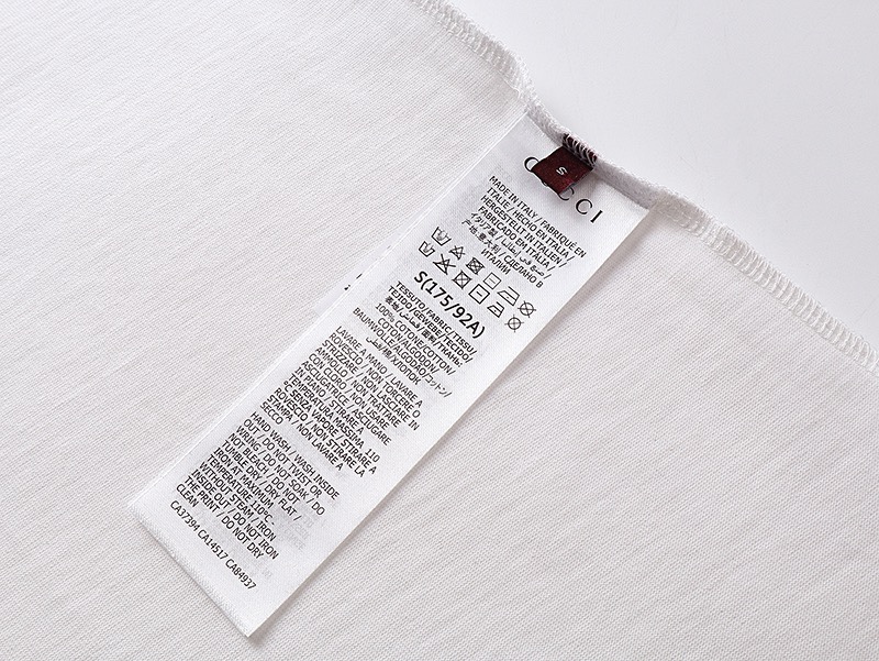 古驰/Gucci 夏季新款 刺绣字母红绿织带圆领短袖T恤 白色-Chinese UA Cheap High Quatity Brand Clothes Bags handbags Sneakers wholesale wholesaler seller from China Factory suppliers Fashion Clothing Shoes best Quality Beautiful Price 古驰/Gucci 夏季新款 刺绣字母红绿织带圆领短袖T恤 白色
