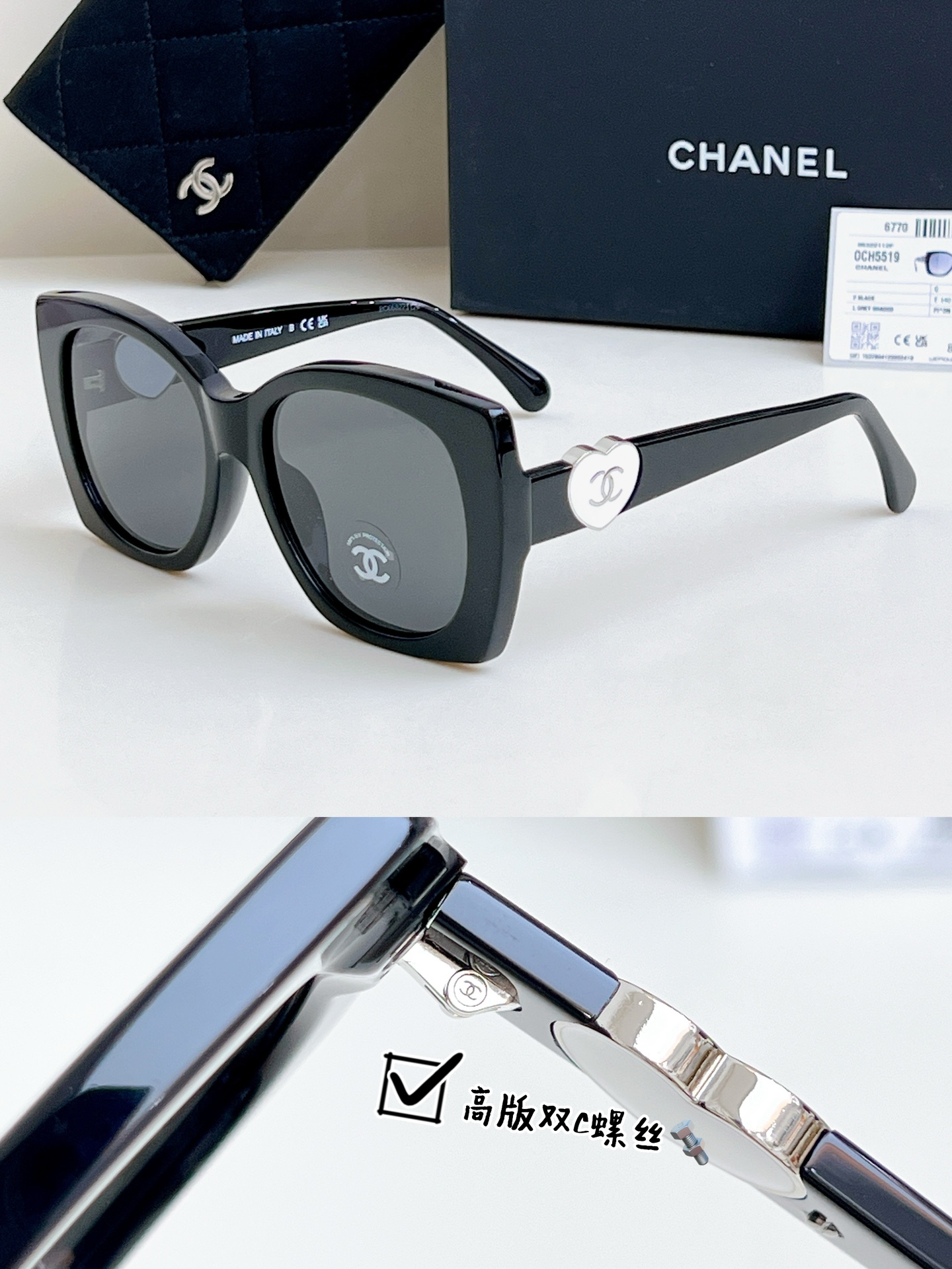 客订高版本
CHANE*
MOD：5519 
SIZE：55口17-140 
🔝🔝
