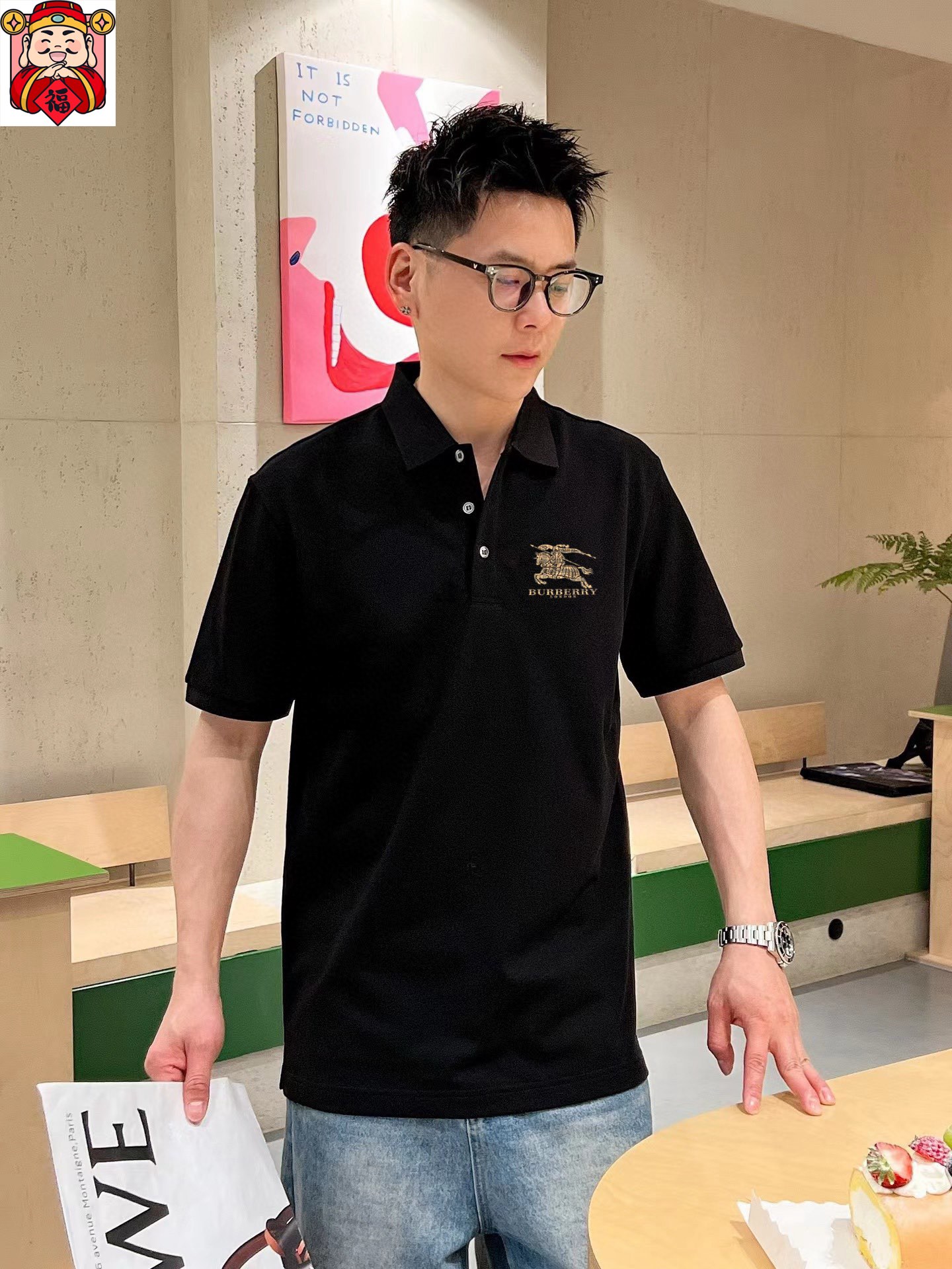 Burberry 品牌【BURBERRY 巴宝莉】2025夏季新款翻领 全球 男装 简约