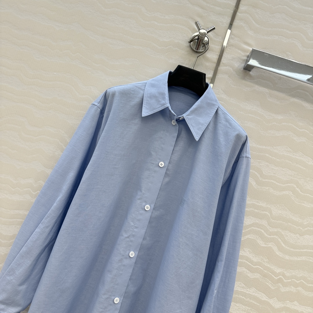 独家首发♥️原单品质TM*长期主义，老钱风松弛感穿搭❤️定型高比例亚麻棉大衬衫！极简主义风宽松版型设计随