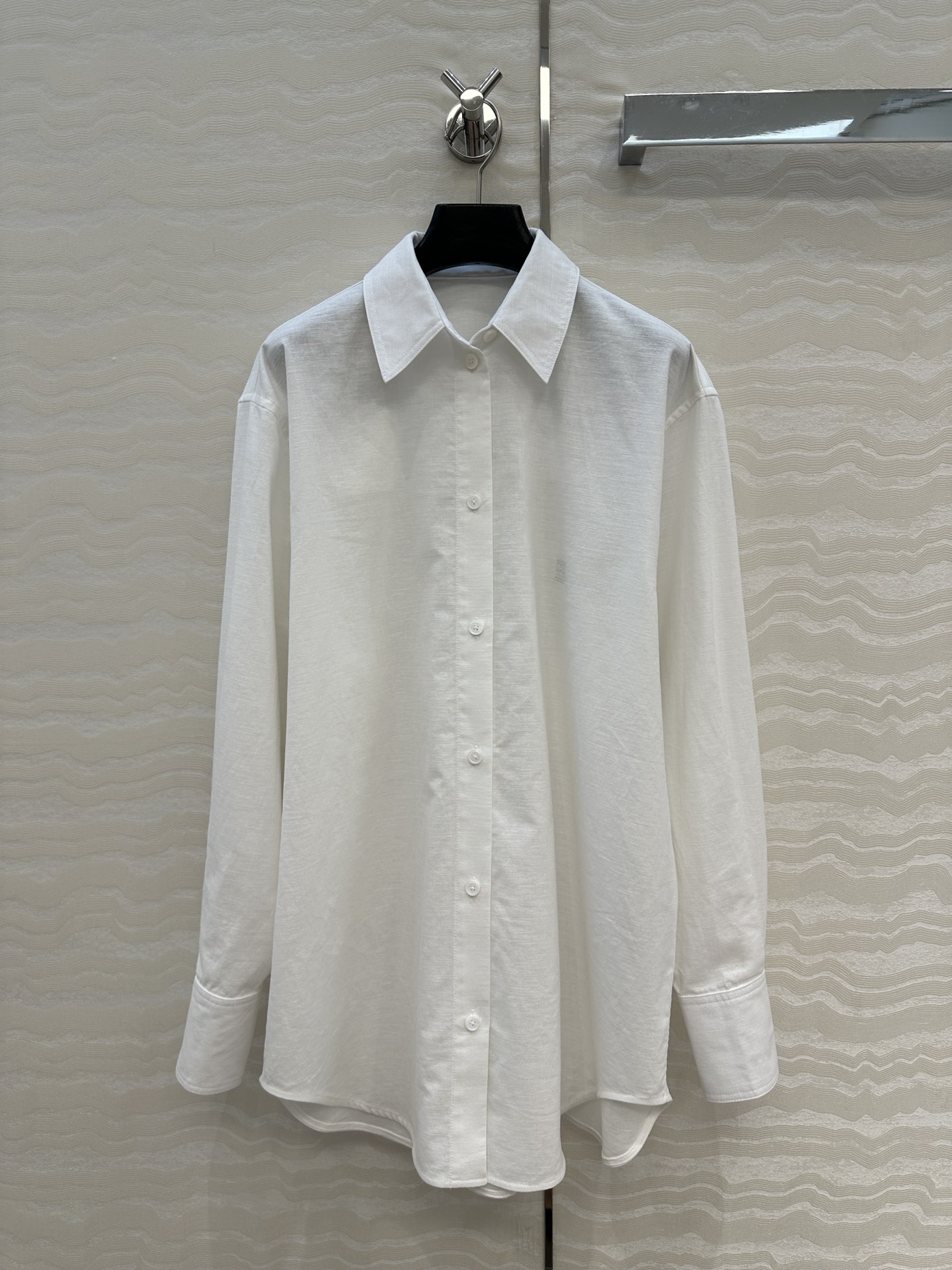 独家首发♥️原单品质TM*长期主义，老钱风松弛感穿搭❤️定型高比例亚麻棉大衬衫！极简主义风宽松版型设计随